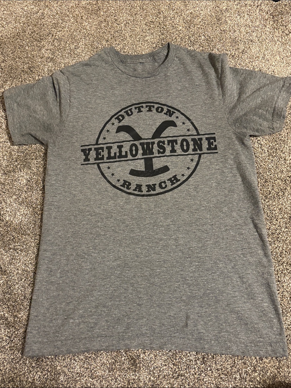 Yellowstone Dutton Ranch Short Sleeve T‑Shirt - Gray